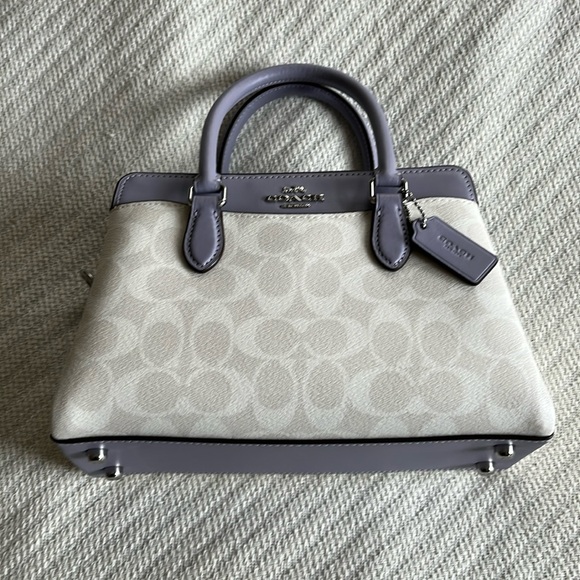 Coach Mini Darcie in Chalk/Mist NWT. - Picture 3 of 13